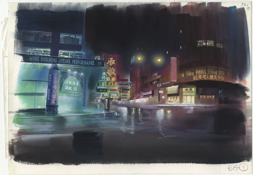 『AKIRA』『攻殻機動隊』の背景美術を展示　名作SFアニメの資料が金沢に集結