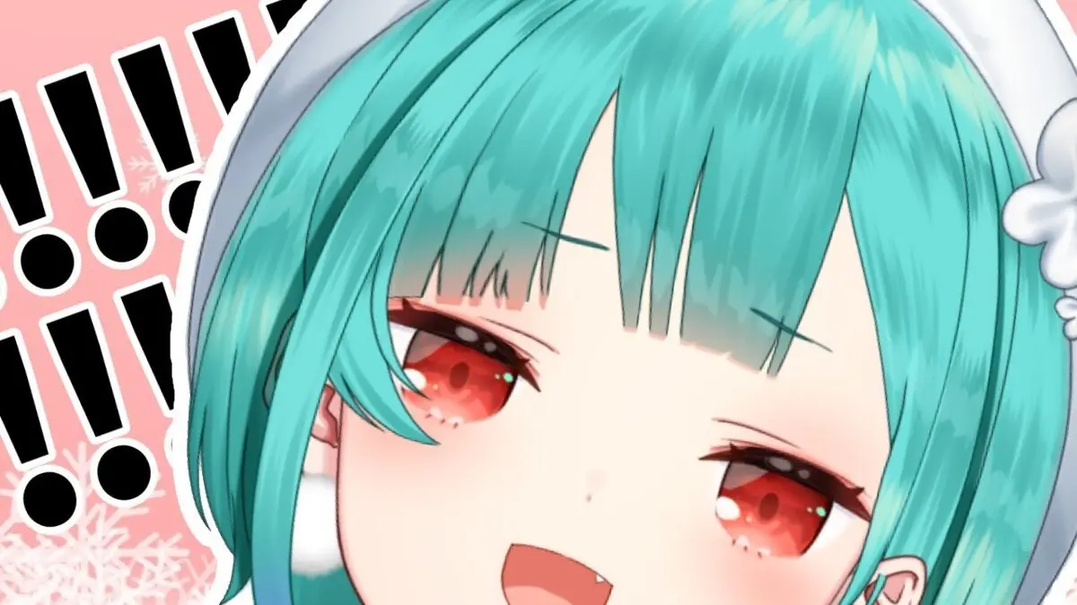 潤羽るしあさん／画像は動画「！！！！！！」から