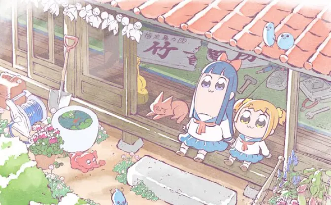 『ポプテピピック』癒し系ビジュアル公開　よく見たら「指定暴力団 竹書房」