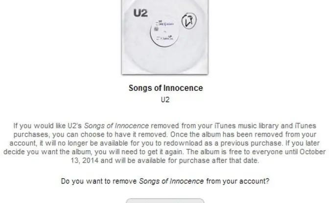 アップルが強制的にダウンロードさせたU2のアルバムを削除するツールを提供