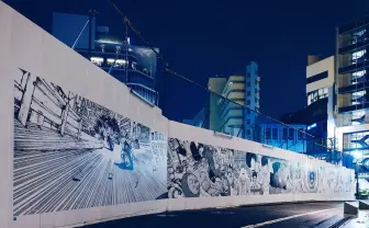 渋谷パルコ「AKIRA ART WALL」が蘇る　ARで浮かび上がるアート作品