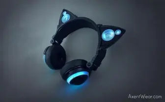 ヘッドホン女子注目のクールな猫耳ヘッドホンが登場! 猫耳に搭載したスピーカーで音楽をシェアできる!