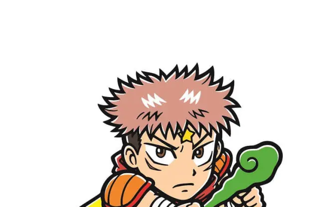 虎杖悠仁、神になる　呪術×ビックリマン×海洋堂でシールとフィギュアを発売