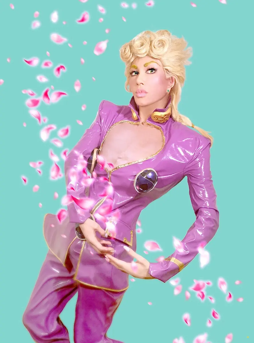 叶恭子の『ジョジョ』コスプレが抜群　完璧にジョルノじゃん！