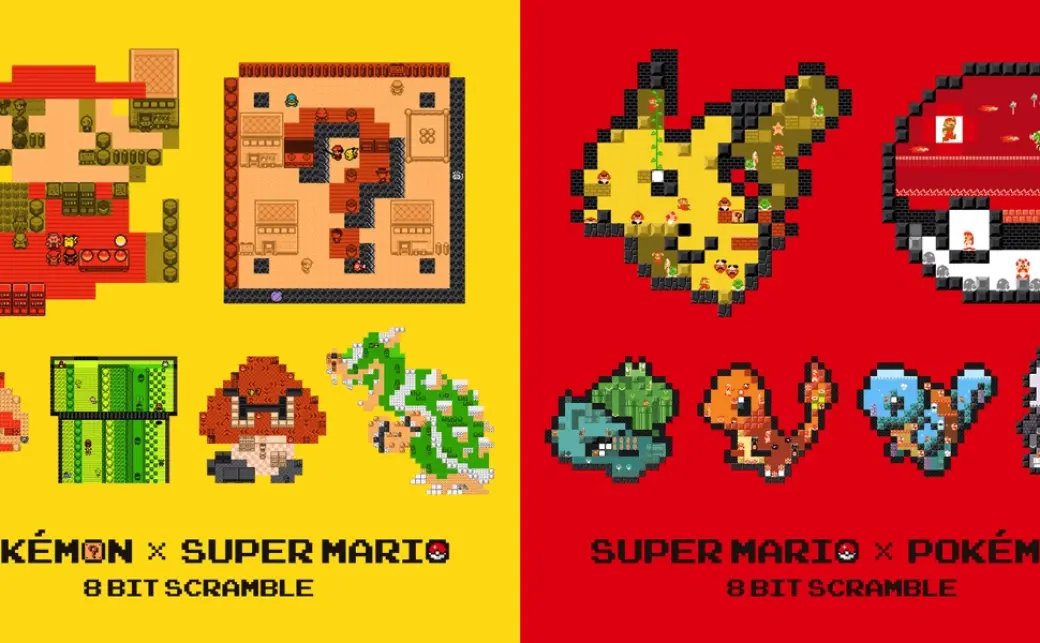任天堂ストア×ポケセン」コラボグッズ ポケモンの中にマリオの 任天堂ストア×ポケセン」コラボグッズ ポケモンの中にマリオの