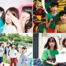 左上から時計回りに校庭カメラガール、MIKA☆RIKA、Y.I.M、lyrical school／画像はTSUTAYA公式Webサイトより