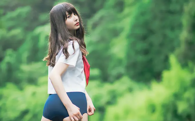 【写真】セーラー服を脱がさないで、スクール水着だから…「乃月のの」さん