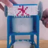 アイロンビーズでできたかき氷機