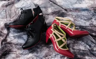 「幽遊白書」蔵馬の薔薇パンプス&飛影の黒龍波ブーティが厨二かっこいい