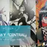 イラストレーターとGround Yによる企画展「CENTRAL」。左からダイスイケリチャードさん、米山舞さん、寺田てらさんのイラスト