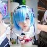海外コスプレイヤーによるレムのコスプレ