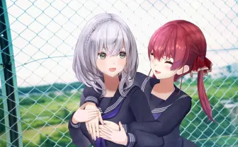 VTuber白銀ノエル×宝鐘マリンの写真集　水着にセーラー服！2人のデートを覗き見