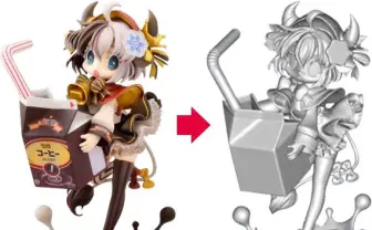 雪印コーヒー擬人化「ゆきこたん」3Dデータ公開！ プロジェクト完結へ