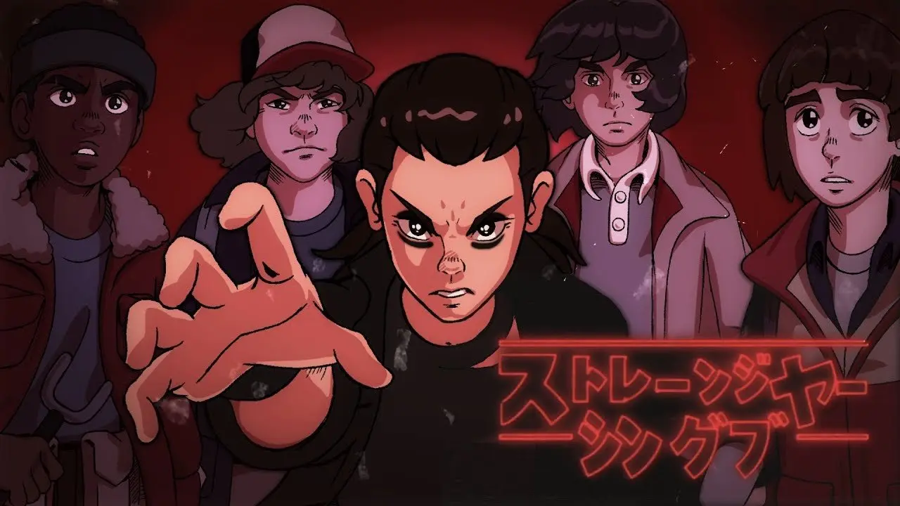 「If Stranger Things was an 80s Anime」