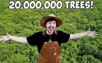 米・YouTuber、「2000万本の木を植える」企画で寄付金11億円を集める
