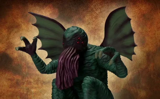 ラヴクラフト本人が描いた「CTHULHU」フィギュア化　禍々しいのに気になっちゃう