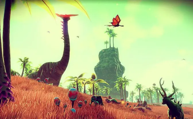 PS4で未到の宇宙探索　約1800京以上の惑星を巡る『No Man’s Sky』