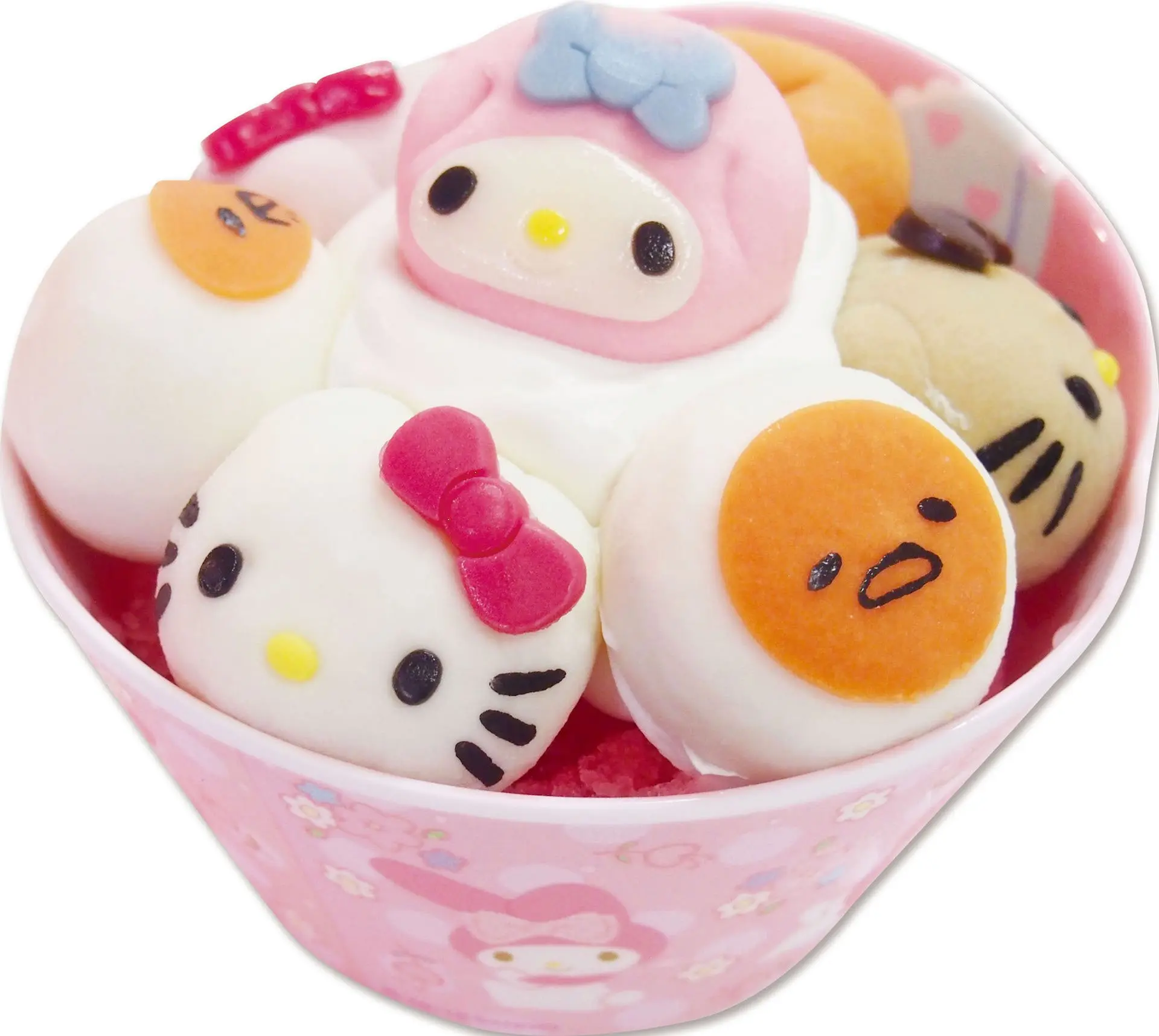 サンリオの夏スイーツがかわいい♡ キティ、ぐでたま、ポムポムプリン