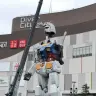 解体されるお台場「実物大ガンダム立像」／画像は湘南パイさんTwitter（@ShonanPai）より