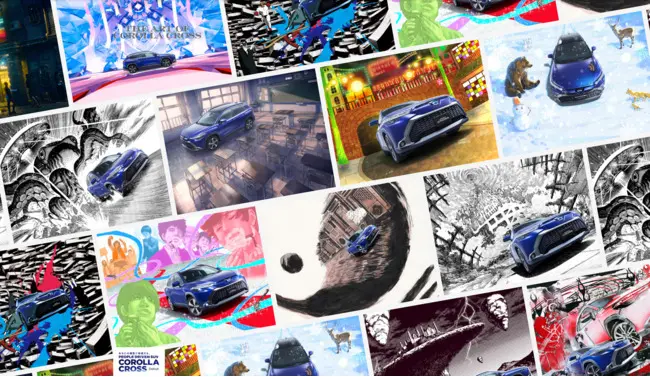 ジャンプ漫画家が描くトヨタ車 『ダンダダン』龍幸伸ら14名の個性が爆発！