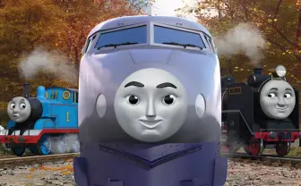 【めっちゃ小顔】世界最速のケンジ 『きかんしゃトーマス』に超特急で日本からイン