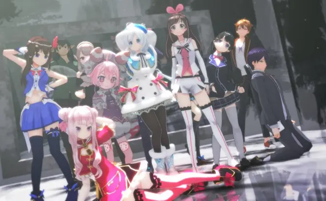 キズナアイやケリンら総勢12人登場　VTuberのMMD動画が圧巻のクオリティ