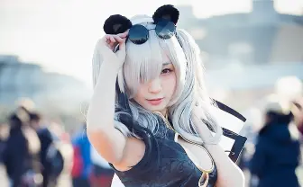 伊織もえのケモ耳チャイナドレスのコスプレ写真 蠱惑的な色香を纏う【コミケ97】