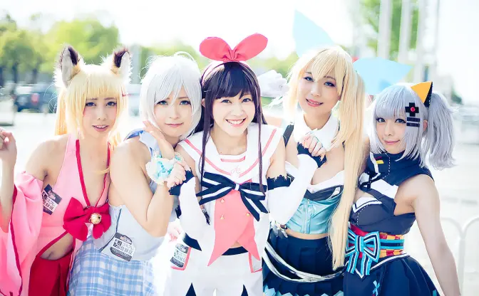 【コスプレ】VTuber四天王、超会議で揃い踏み！ リアルでもかわいい💕