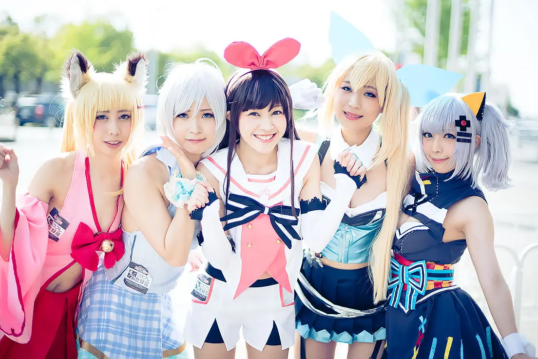 【コスプレ】VTuber四天王、超会議で揃い踏み！ リアルでもかわいい💕