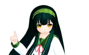 版権フリー「東北ずん子」のMMDモデル完成！　リアル頭身の制服姿で登場