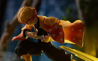 『鬼滅の刃』我妻善逸がアクションフィギュア化 「霹靂一閃」にシビれる!