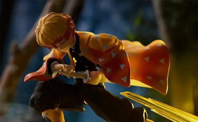 『鬼滅の刃』我妻善逸がアクションフィギュア化 「霹靂一閃」にシビれる！