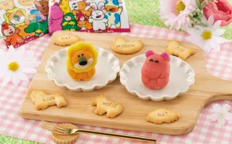「たべっ子どうぶつ」が和菓子に　あのどうぶつたちが最高の形で立体化