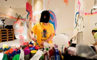 #BCTIONが渋谷駅前に登場 誰でも描けるフリーウォールを解放