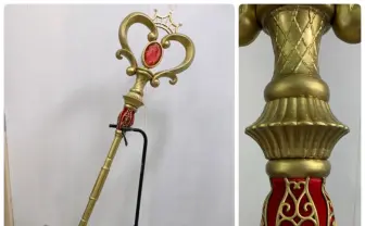 メルヘンな鍵の杖が、乙女心をくすぐる