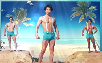 資生堂「筋肉体操」武田真治ら出演CM 圧倒的筋肉で内容が入ってこない