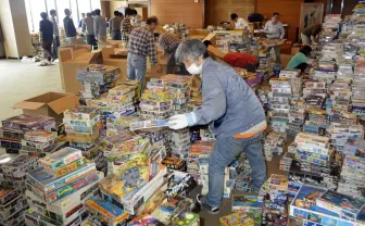 海洋堂社長プラモ所有数でギネス挑戦 高知県南国市で仕分け