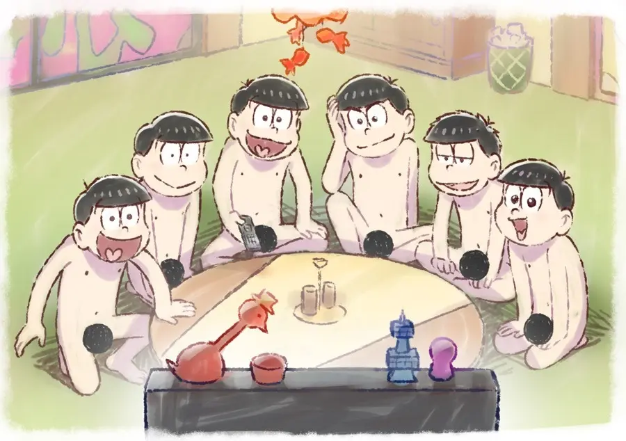 『おそ松さん』第3期いよいよ! 6つ子の全裸待機ビジュアル公開(公式).jpg