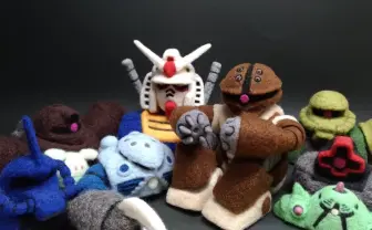 羊毛フェルト製「アッガイ」だと…!? ガンダム界の癒し系がもっと可愛く