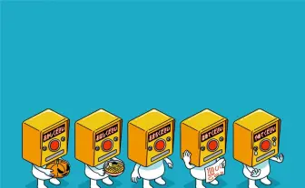 中毒性がヤバい「押しボタンくん」 てくてく歩く姿がキュートでポップ