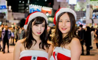 【写真】クリスマスのサンタ女子 渋谷に集まる10代はどんな子?🎅