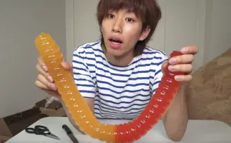 はじめしゃちょー、巨大グミ動画が1億再生! 海外でじわじわ話題に.png