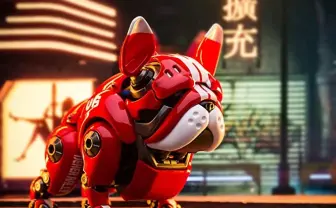 このブルドッグ、カッコカワイイぞ メカ的なフォルムと愛らしさが絶妙融合