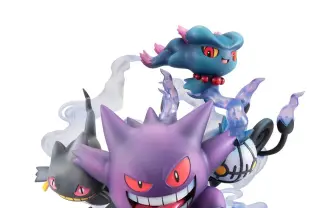 ゴーストポケモン集合　ゲンガー、ムウマ、ミミッキュが迫ってくる！