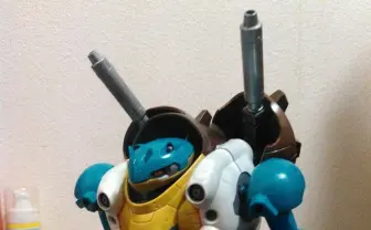 ガンプラで「ポケモン」カメックスを再現　重厚感がハンパねぇ！