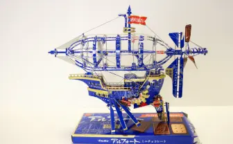 アルフォートの箱でつくった船が圧巻 ひと目見ただけで心が出航する