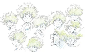 TVアニメ「僕のヒーローアカデミア」馬越嘉彦によるキャラ設定画公開!