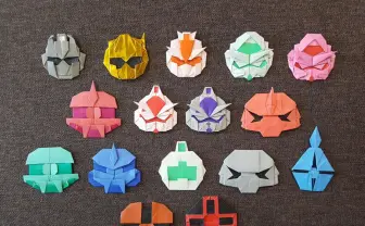 『ガンダム』モビルスーツの折り紙が技の極み ドムにアッガイ、百式も