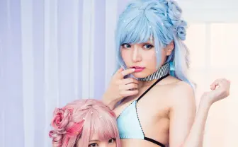 【独占潜入撮影】えなこ/似鳥沙也加が2雑誌でコラボグラビア【ヤンジャン編】