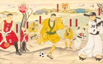 浮世絵風のZOZO×千葉3球団のコラボアイテム、いい感じ